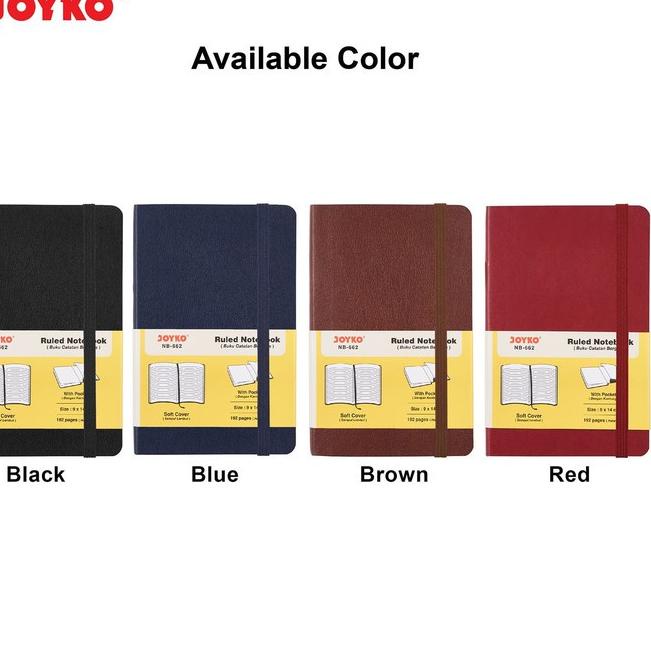 

Terkini✹ Buku Tulis/ Note Book A6 Joyko NB-662 D90 ➺