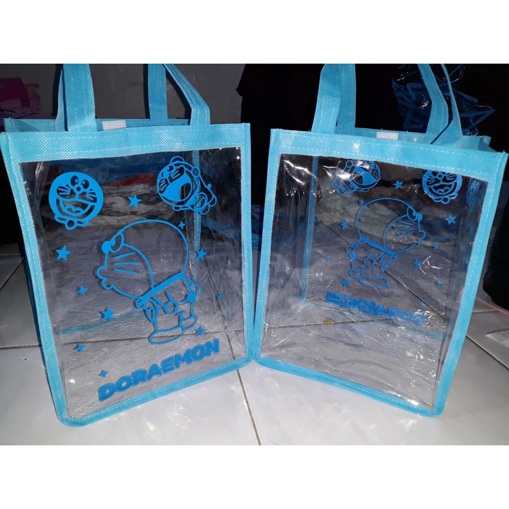 GOODIE BAG FULL MIKA/TAS TRANSPARAN ULANG TAHUN ANAK