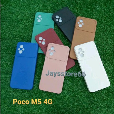 Case Pro Camera Poco M5 4G Soft Matte Protector