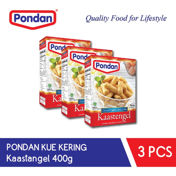 

(PROMO) Pondan Kaastangel 400g - 3pcs