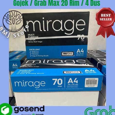 

Kertas Print HVS A4 70gr Mirage! TERMURAH!