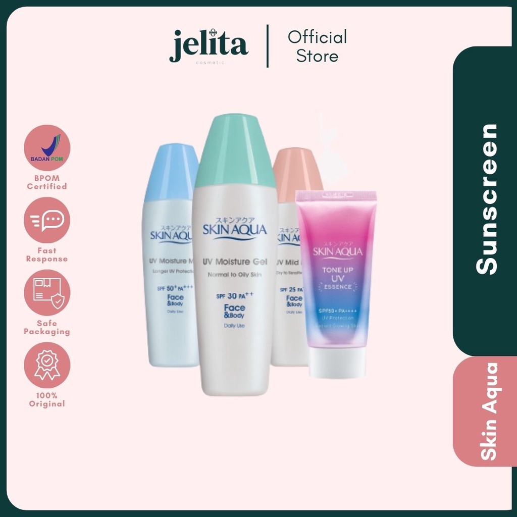 Jelita Cosmetics - Skin Aqua SPF50 40 gr