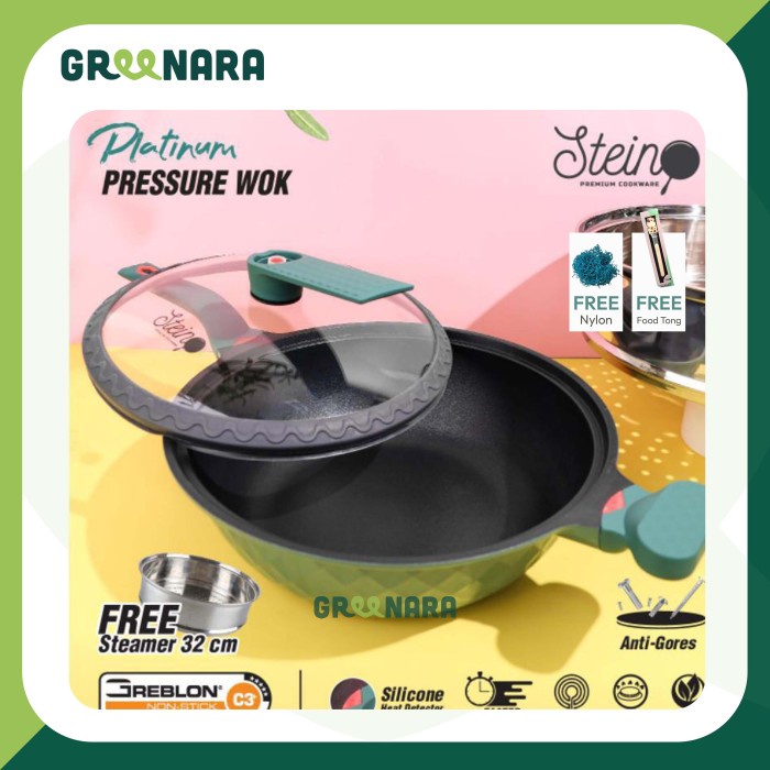 Stein Cookware Wok Platinum Pressure Cooker