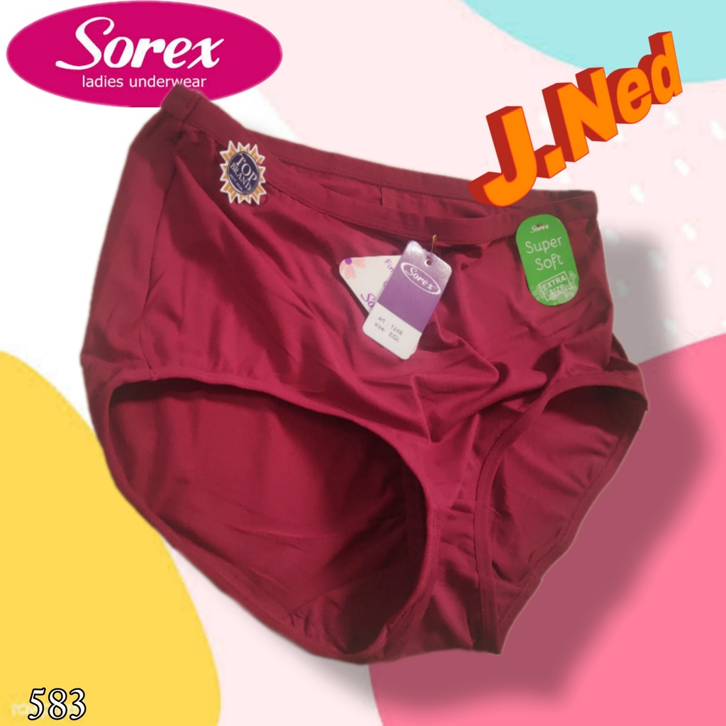 J583 (Harga Satuan) Sorex Celana Dalam Wanita Jumbo Extra Size Xxxl - Xxxxxl ( Eql - Qxl )