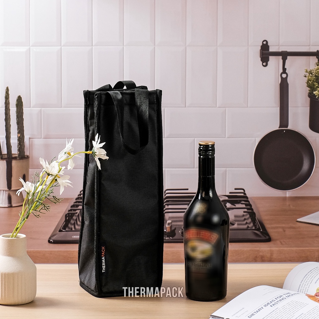 ThermaPack Insulated Bottle Bag | Tas Cooler Minuman| Thermal Botol