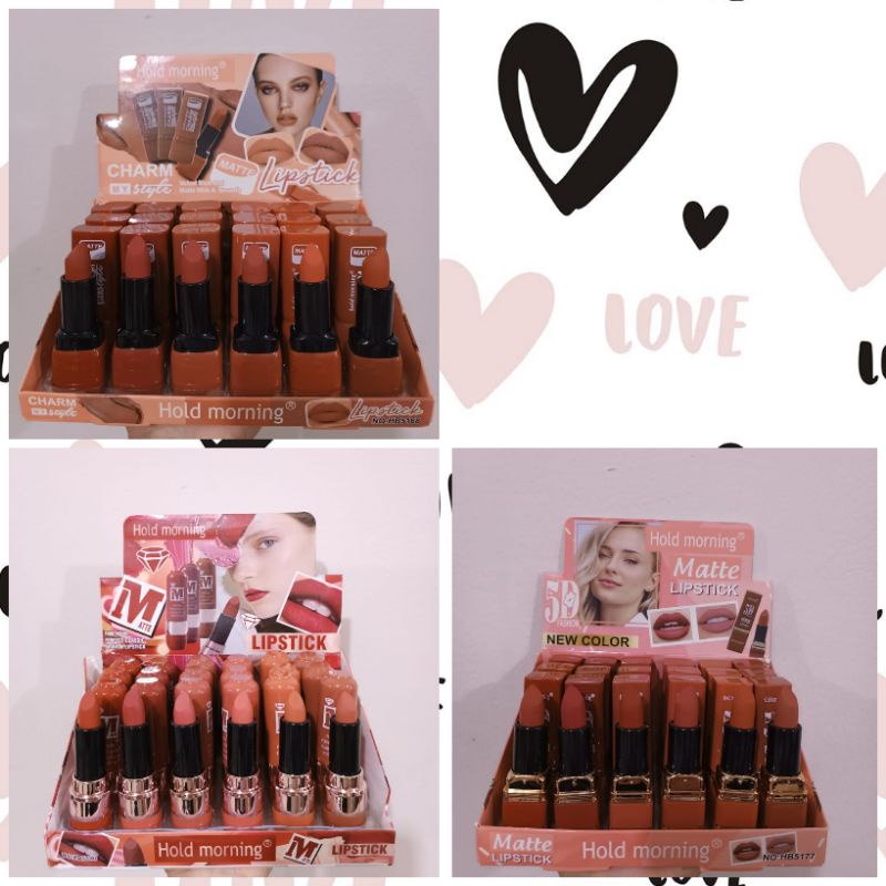 [ SATUAN ] HOLD MORNING LIPSTICK NUDE 5190