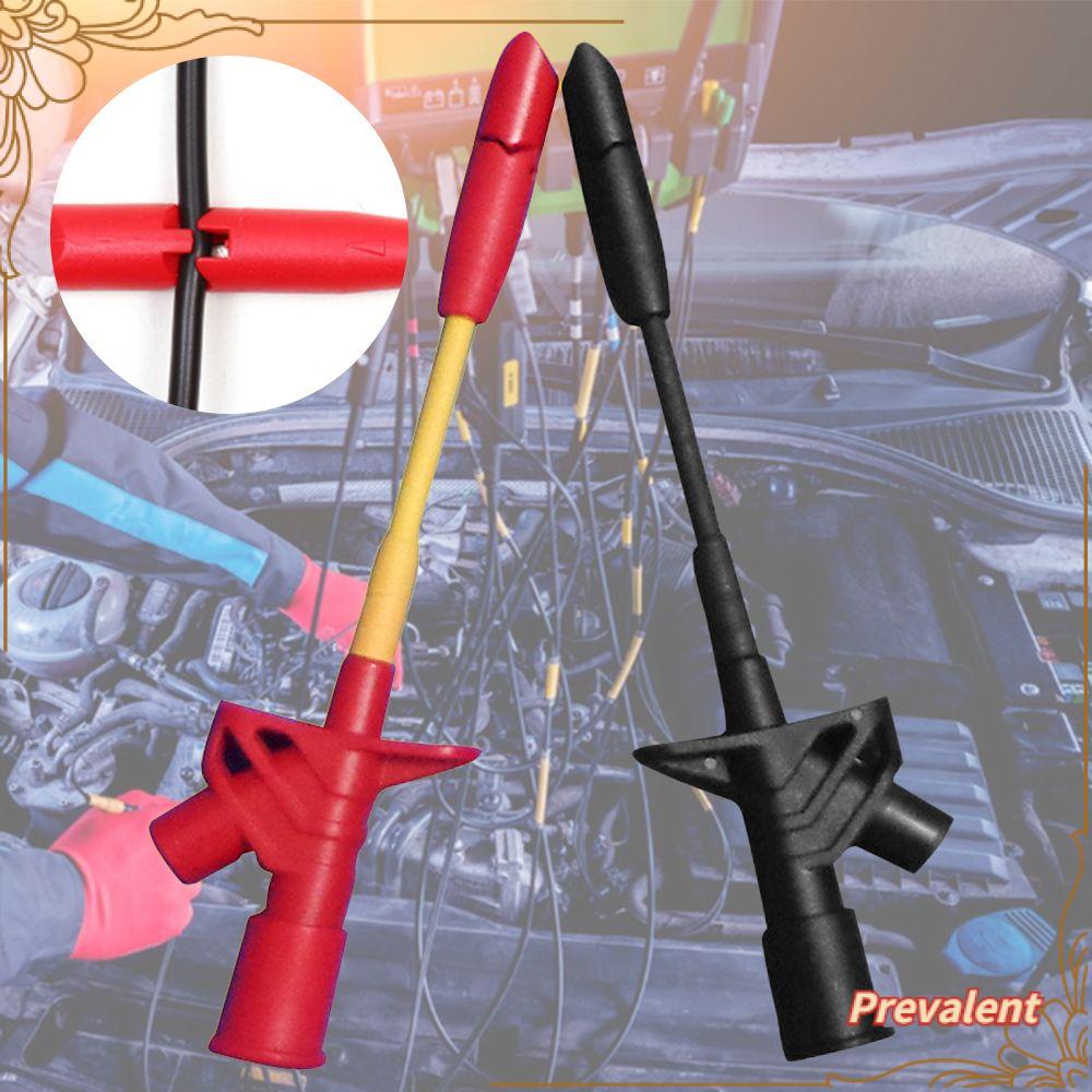 Preva 2PCs/Pack Test Hook Klip Tahan Lama Kualitas Tinggi Universal 1000V 10A 4mm Soket Fleksibel Testing Probe