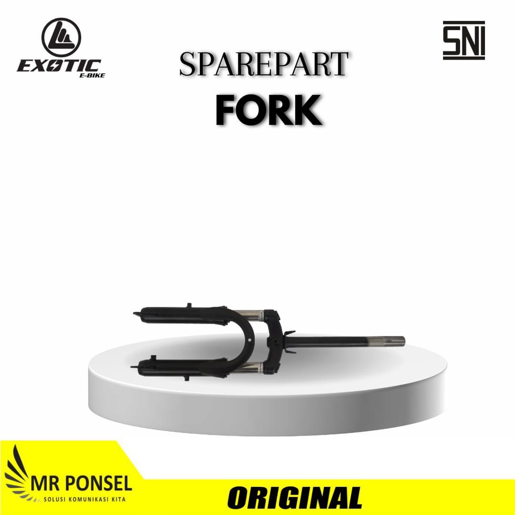 SHOCK BREAKER GARPU DEPAN FORK 14" DAN 16" SEPEDA LISTRIK EXOTIC