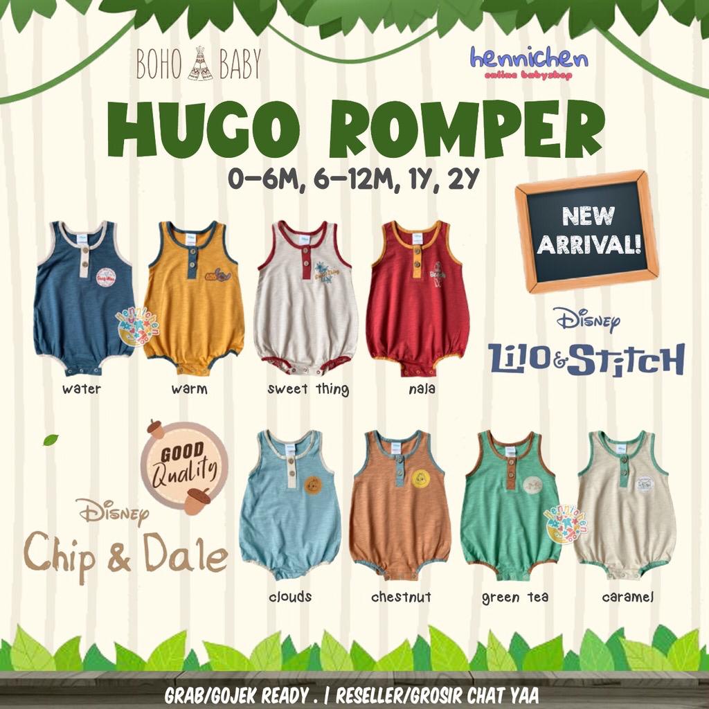 Romper Hugo Romper Stripe Extra Soft 0-6M, 6-12M, 1 Year BohoPanna