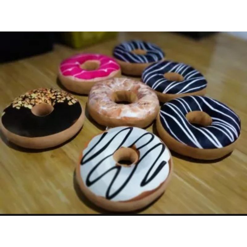 BANTAL DUDUK....BANTAL DONUT PRINT..DM 35 cm