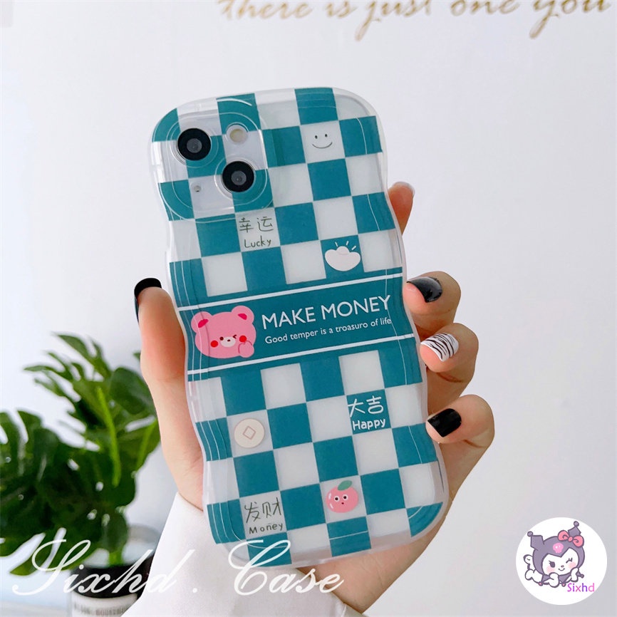 Vivo V25e Y02 Y35 Y16 Y22 Y02s Y15A Y15s Y21A Y21s Y33s Y12s Y12A Y20i Y20sG Y22s Y01 Y19 Y17 Y15 Y12 Y11 Y50 Y30i Y30 Y95 Y93 Y91 V23e V21e Y1s S1 Soft Case Desain Gelombang Untuk