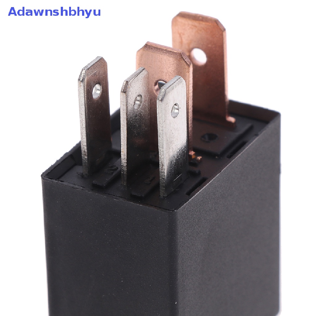 Adhyu DC 12V 24V 40A Arus Terukur 1NO 1NC SPDT 4per5pin Relay Alarm Otomotif Mobil ID
