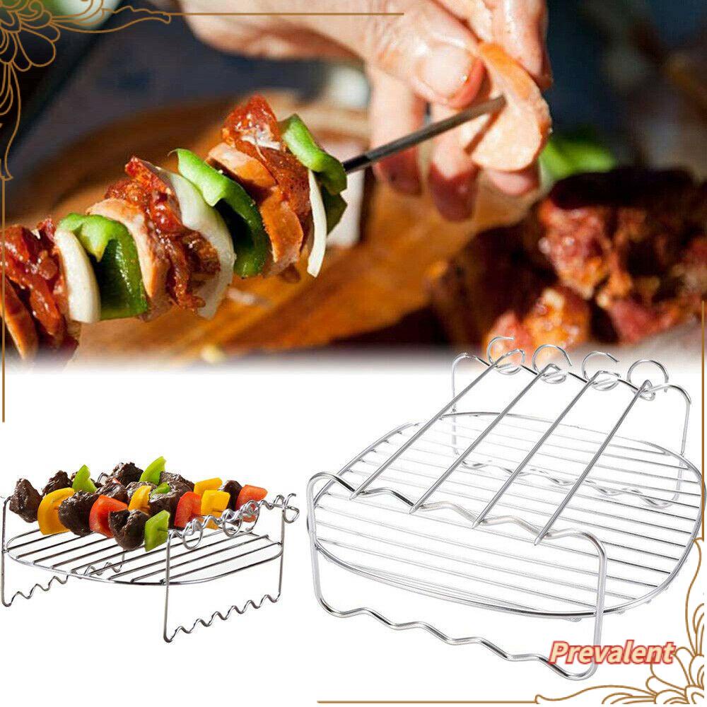 Preva Air Fryer Rak Tahan Lama Stainless Steel Air Fryer Aksesoris Grill Rack