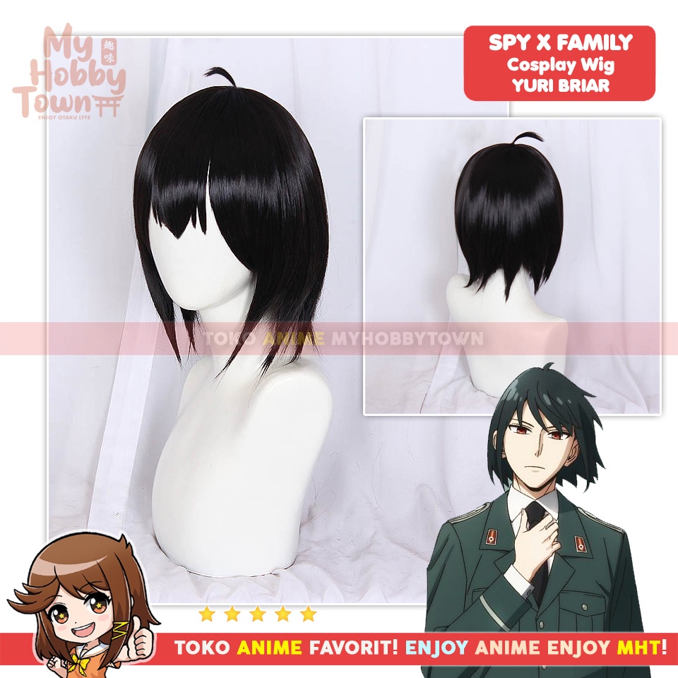 Wig Rambut Palsu Cosplay Anime Spy X Family : Yuri Briar