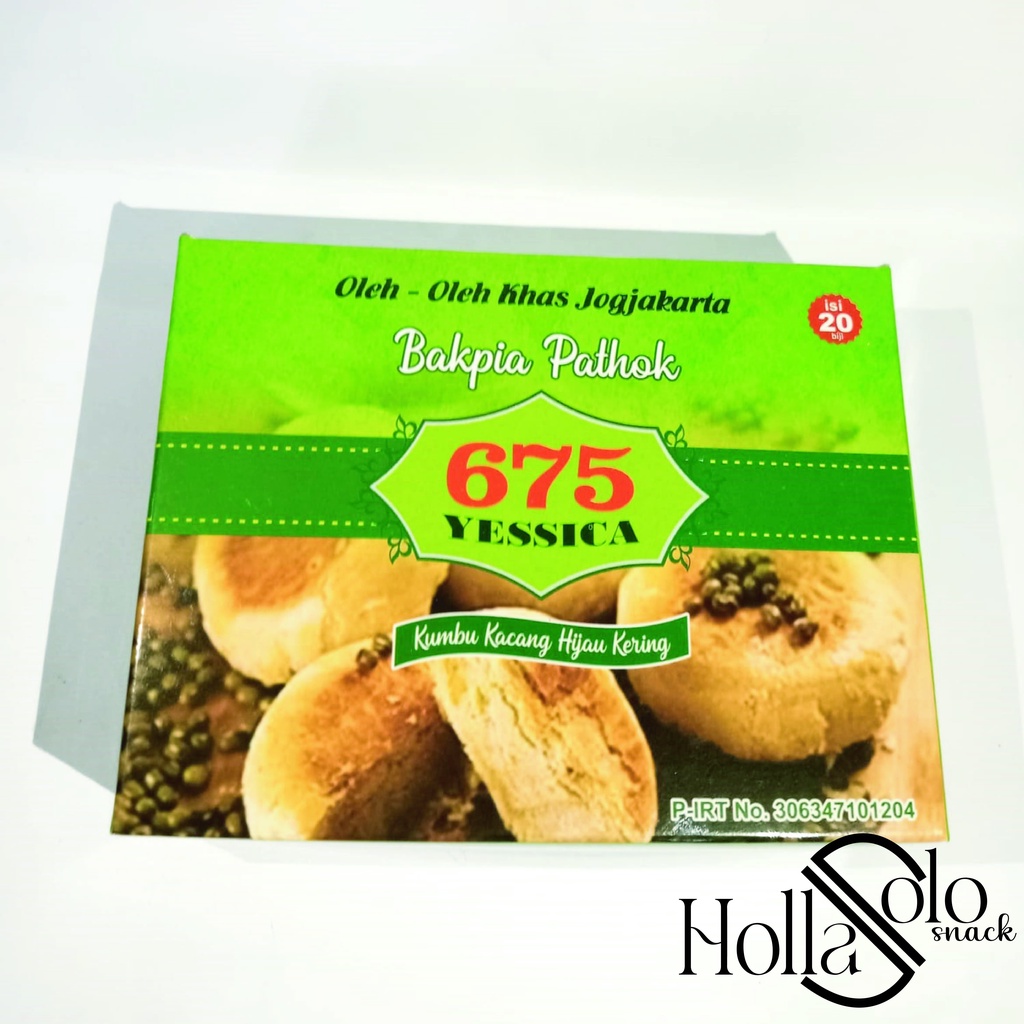 

BAKPIA JOGJA RASA KACANG HIJAU YESSICA,675,525 Isi 20 pcs (Hollasolo)