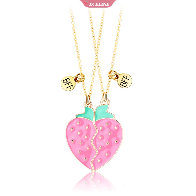 Set Kalung Baru Wanita strawberry multi-layer Vintage Untuk Sahabat Dan Pacar Baik [ZXL]