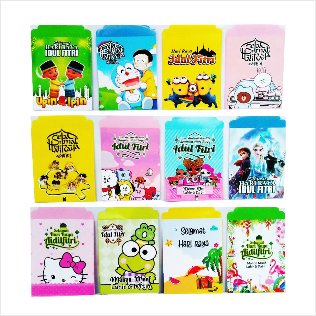 

[10 LEMBAR] Amplop Lebaran Isi 10 Lembar / Angpao Lebaran Idul Fitri