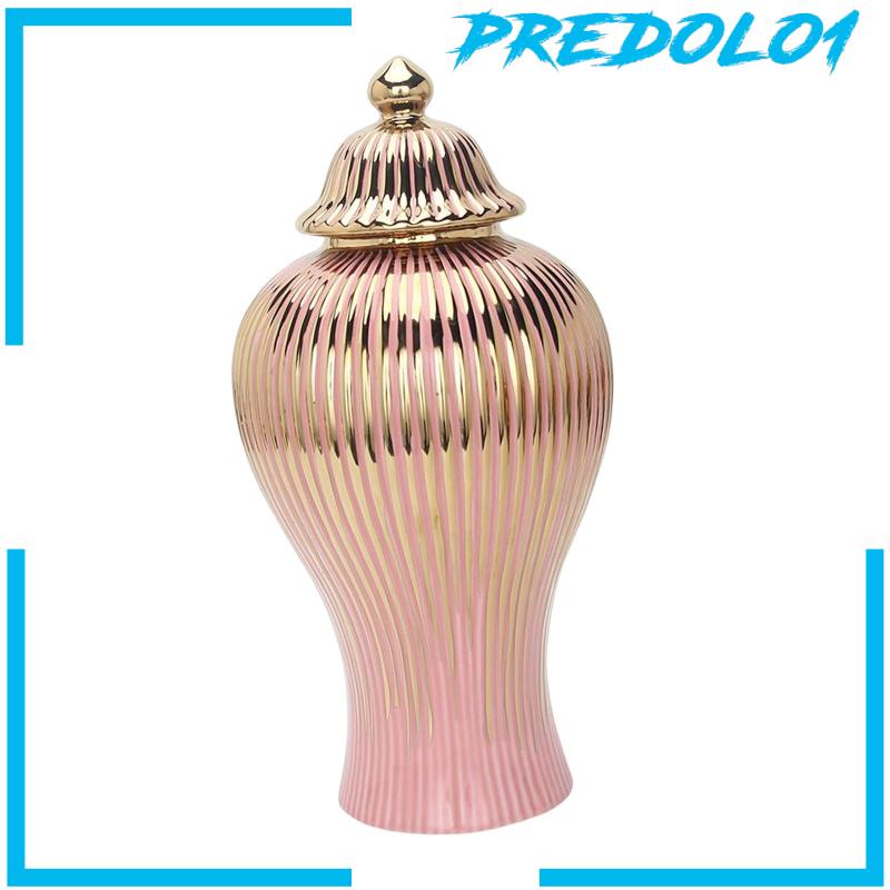 [Predolo1] Toples Jahe Porcelain Mewah Ringan Vas Bunga Keramik Rangkaian Bunga