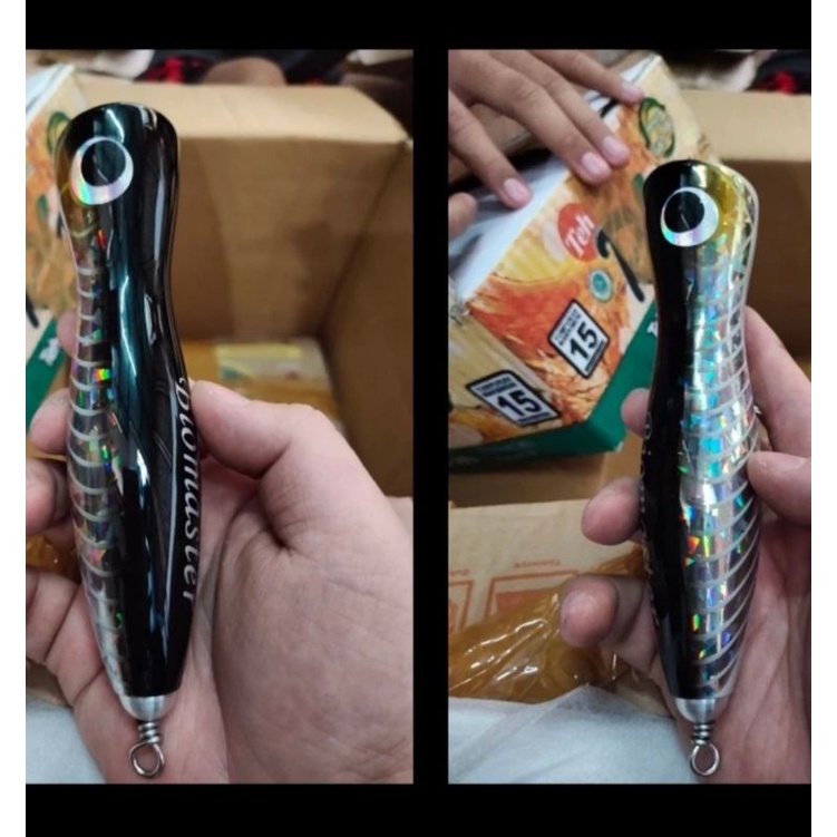 lure pancing Popper biomaster 100 gram popper kayu