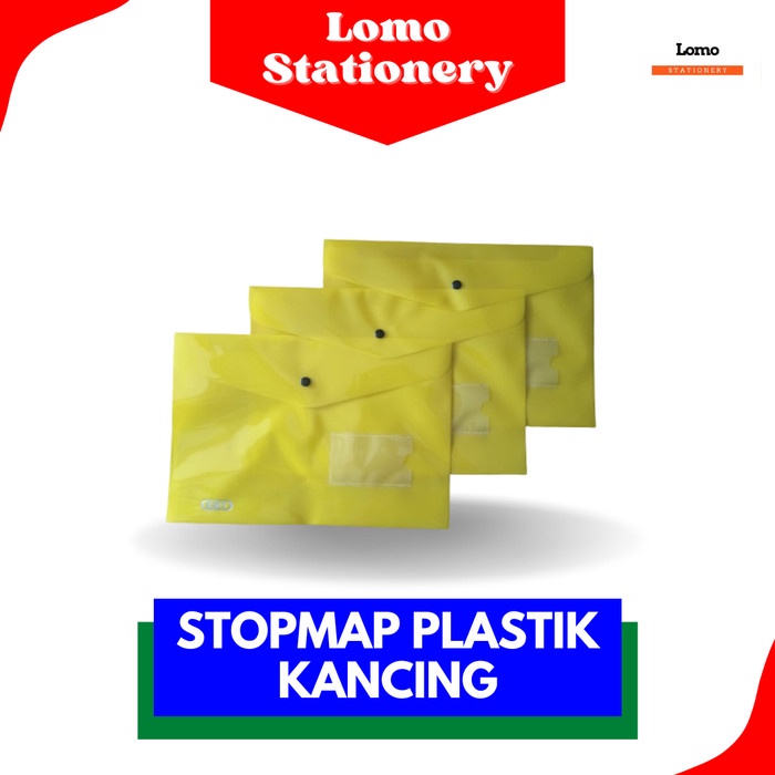 

✨NEW✨ - Map Kancing Plastik KIKY - Kuning
