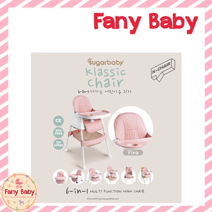 SUGAR BABY K-CHAIR KLASSIC CHAIR MULTIFUNCTION HIGH CHAIR 6IN1