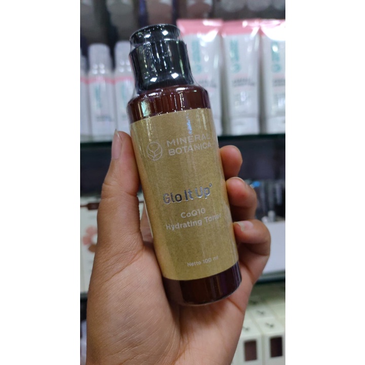 mineral botanica glo it up coq10 hydrating toner 100ml