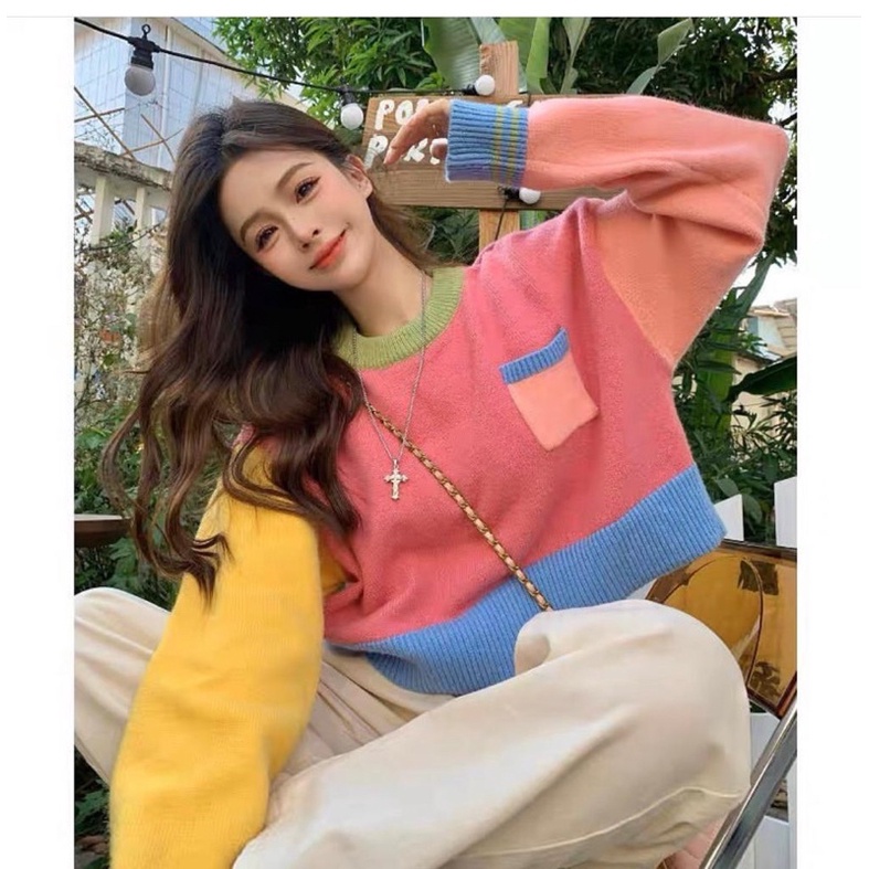 MILEA KNITE SWEATER WANITA KOREAN