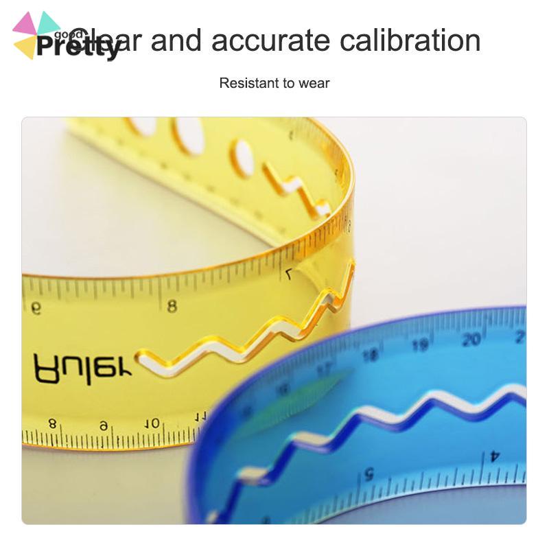 30cm Penggaris Lunak Dilipat Portabel Flexible Ruler Alat tulis - PD