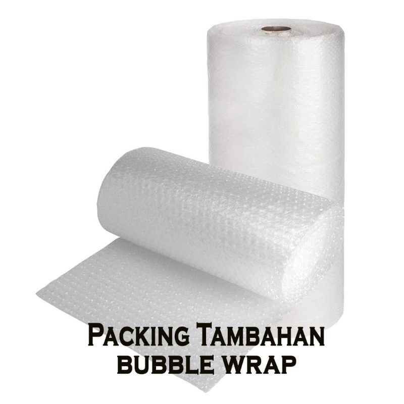 

Extra bubble wrap untuk tambahan packing