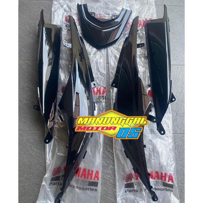 Paket Full Set Body Halus Bagian Belakang Mio Soul GT 115 Hitam Glossy Original Yamaha
