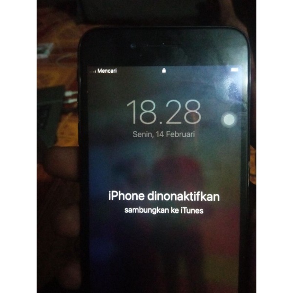 tampung iphone 7-x lupa pin/lock icloud