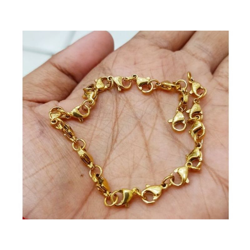 KOKOT UDANG TITANIUM PENGKAIT KALUNG DAN GELANG