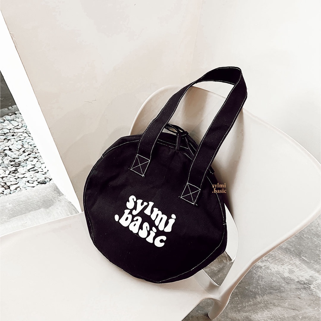 [𝐒𝐲𝐥𝐦𝐢] Round Totebag by 𝐒𝐲𝐥𝐦𝐢 Basic