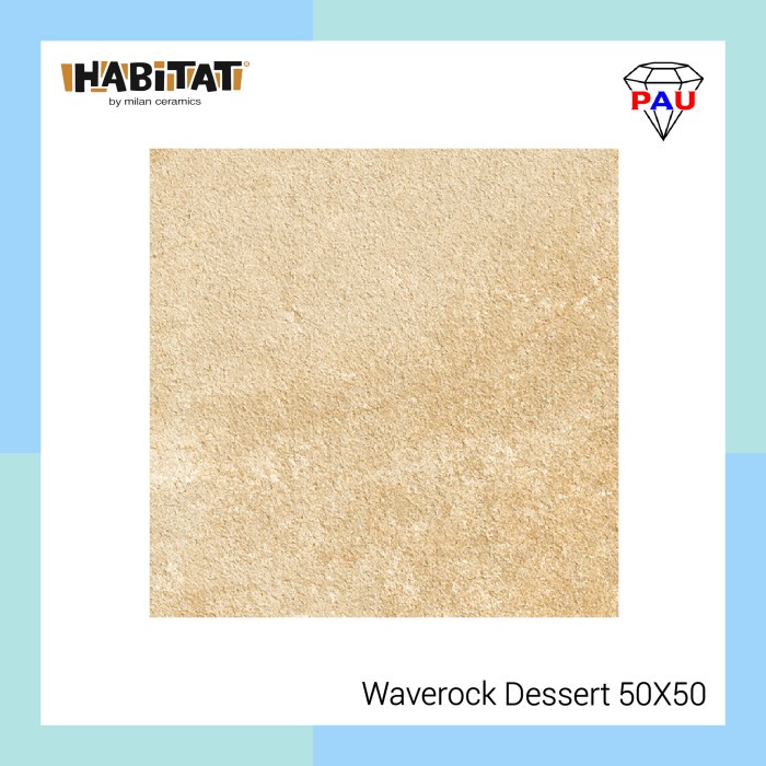 Keramik Lantai Habitat 50x50 Waverock - Dessert