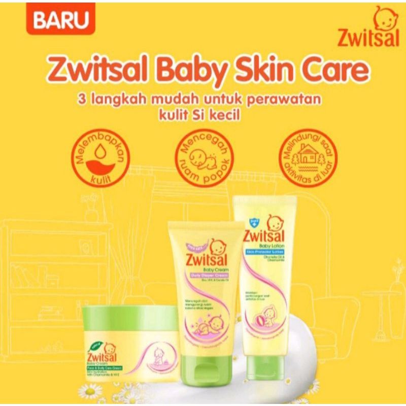 Zwitsal Baby Cream Extra Care with Zinc 50gr