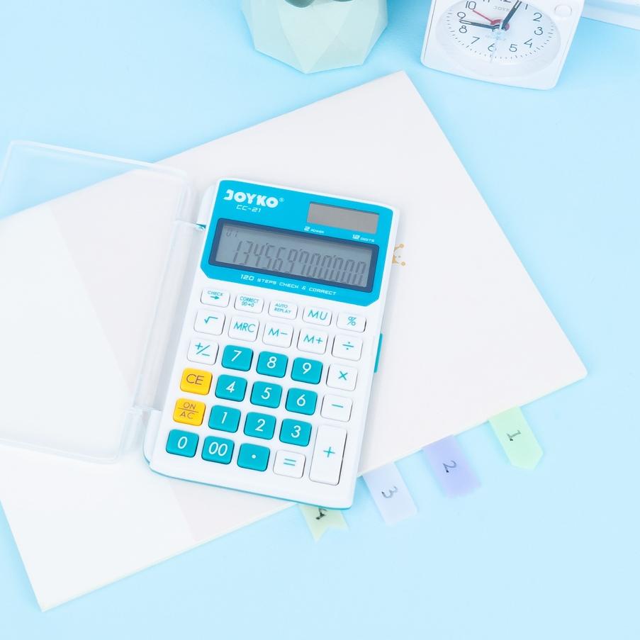 

Baru ! Calculator Kalkulator Joyko CC-21 12 Digits Check Correct ,,