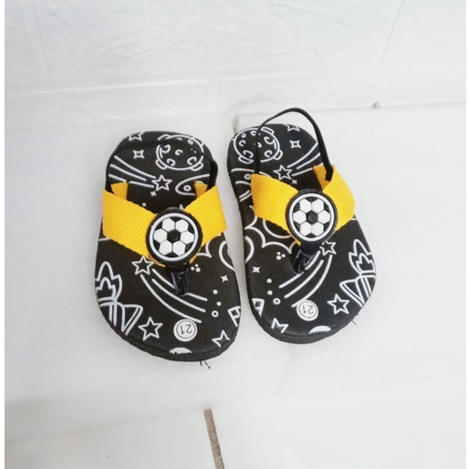 Sandal Baby Laki-laki Karakter Bola Usia 1 - 2 Taun