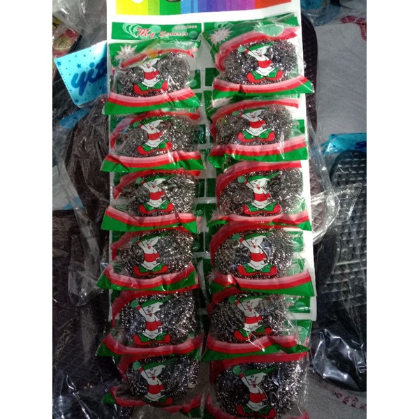 sabut cuci piring stenlais buat cuci peratan dapur