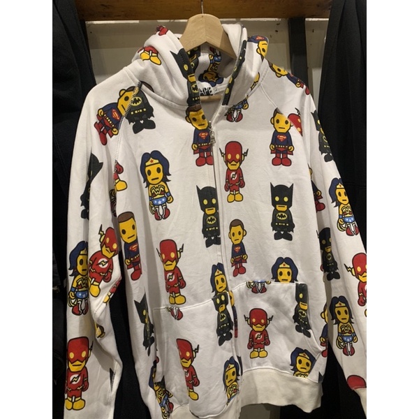 zipper hoodie bape second