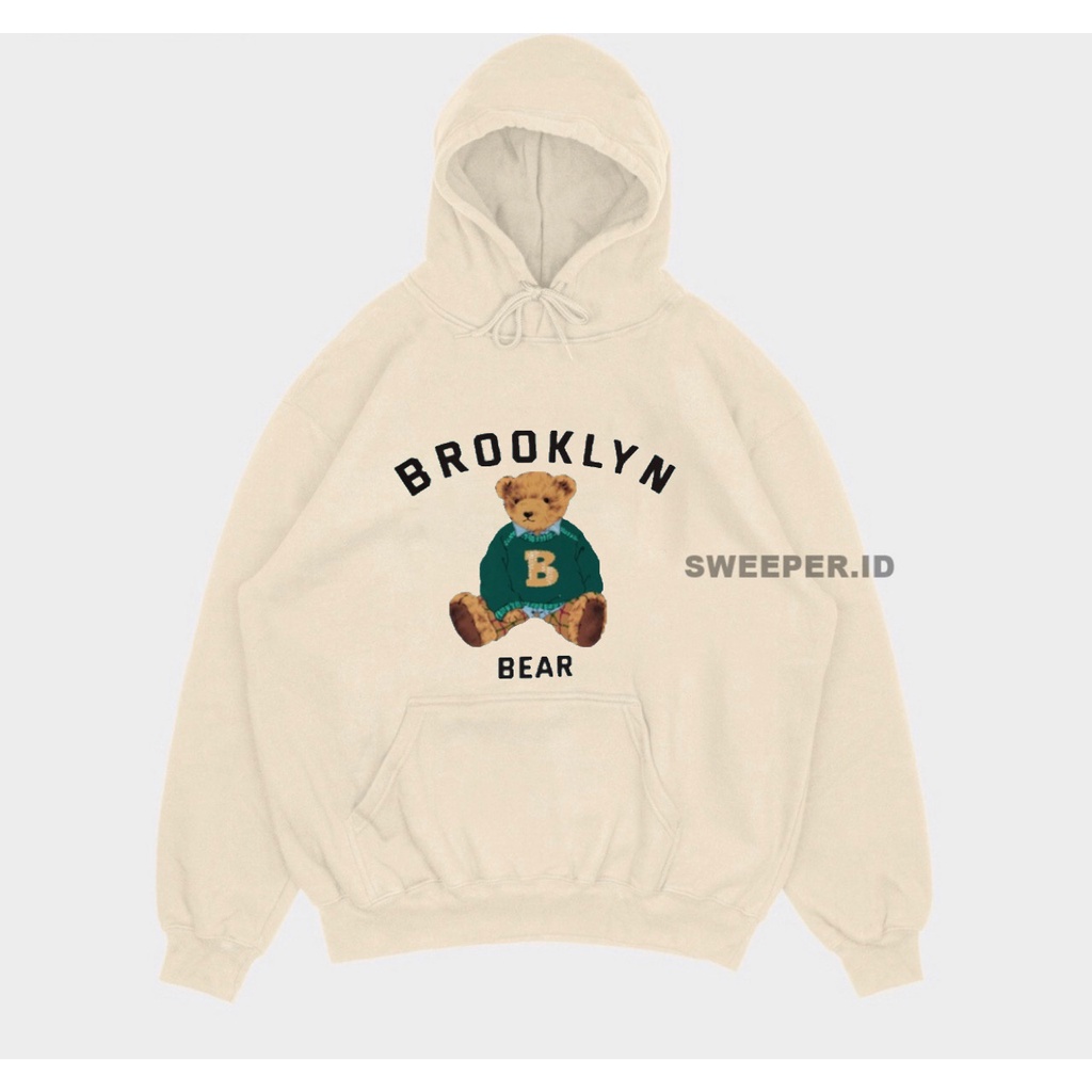 SWEATER HOODIE BEAR 2013 BROOKLYN WANITA