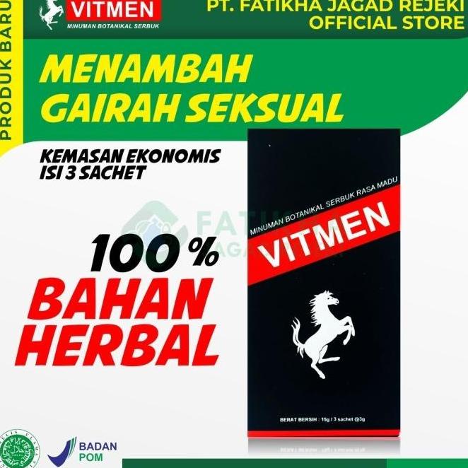 OBAT HERBAL KESEHATAN KUAT PRIA TAHAN LAMA VITMEN EKONOMIS BPOM