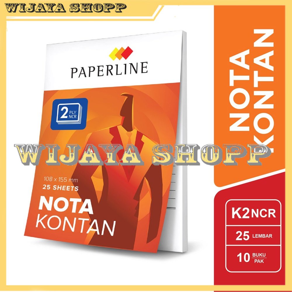 

Nota kontan kecil 2 ply / 2 rangkap paperline