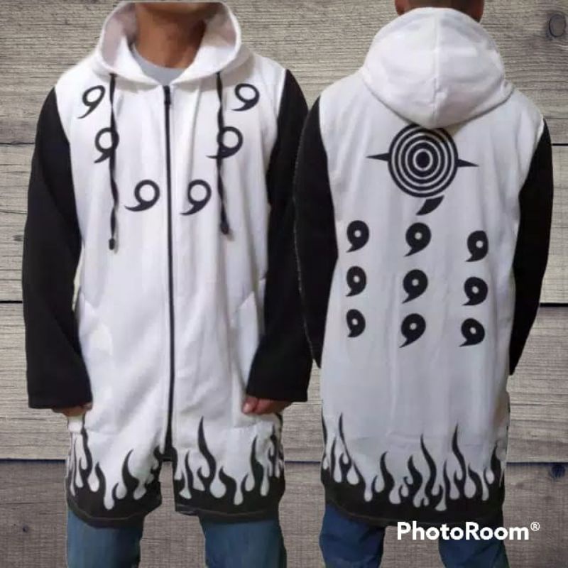 JUBAH SWEATER HOODIE COSPLAY PRIA WANITA ANIME NARUTO RIKUDO SENNIN REGLAN HOODIE MURAH KEREN LARIS