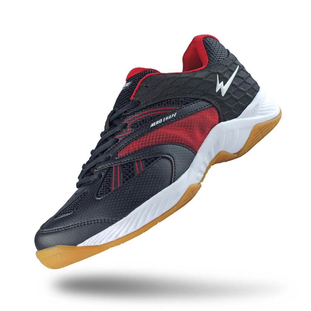 SALE Sepatu Eagle WARDENS Hitam Merah Sepatu Badminton Propesional Original Only