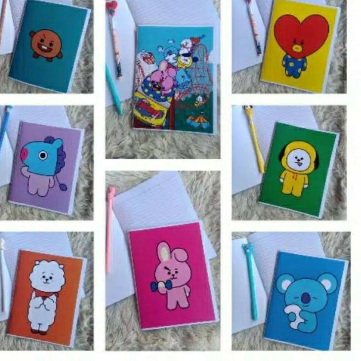 

➴ premium sidu BUKU TULIS BTS BT21 38 merk sidu →