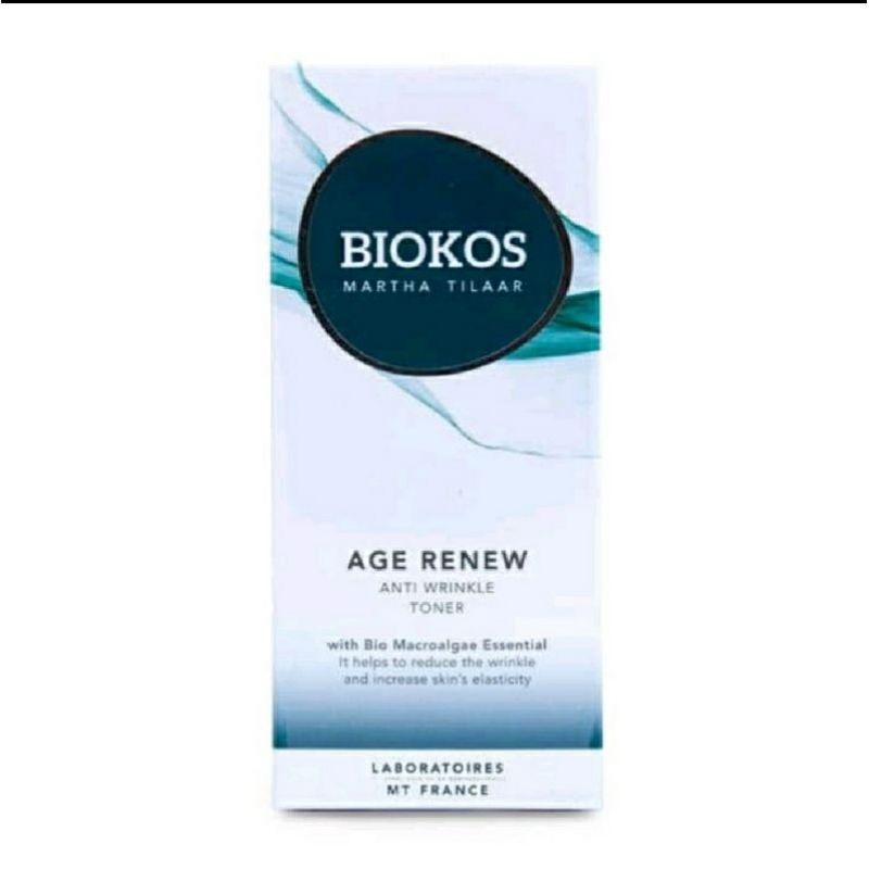 BIOKOS AGE RENEW ANTI WRINGKLE Cleanser 150 ml| Toner 150 ml
