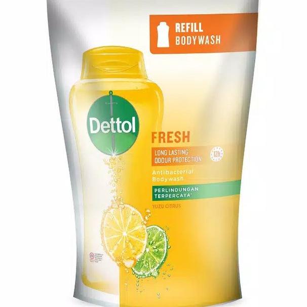 PROMO SERU [COD] Dettol Sabun Mandi Cair Fresh - Isi Ulang 410mL - Wangi Citrus ORIGINAL 100%