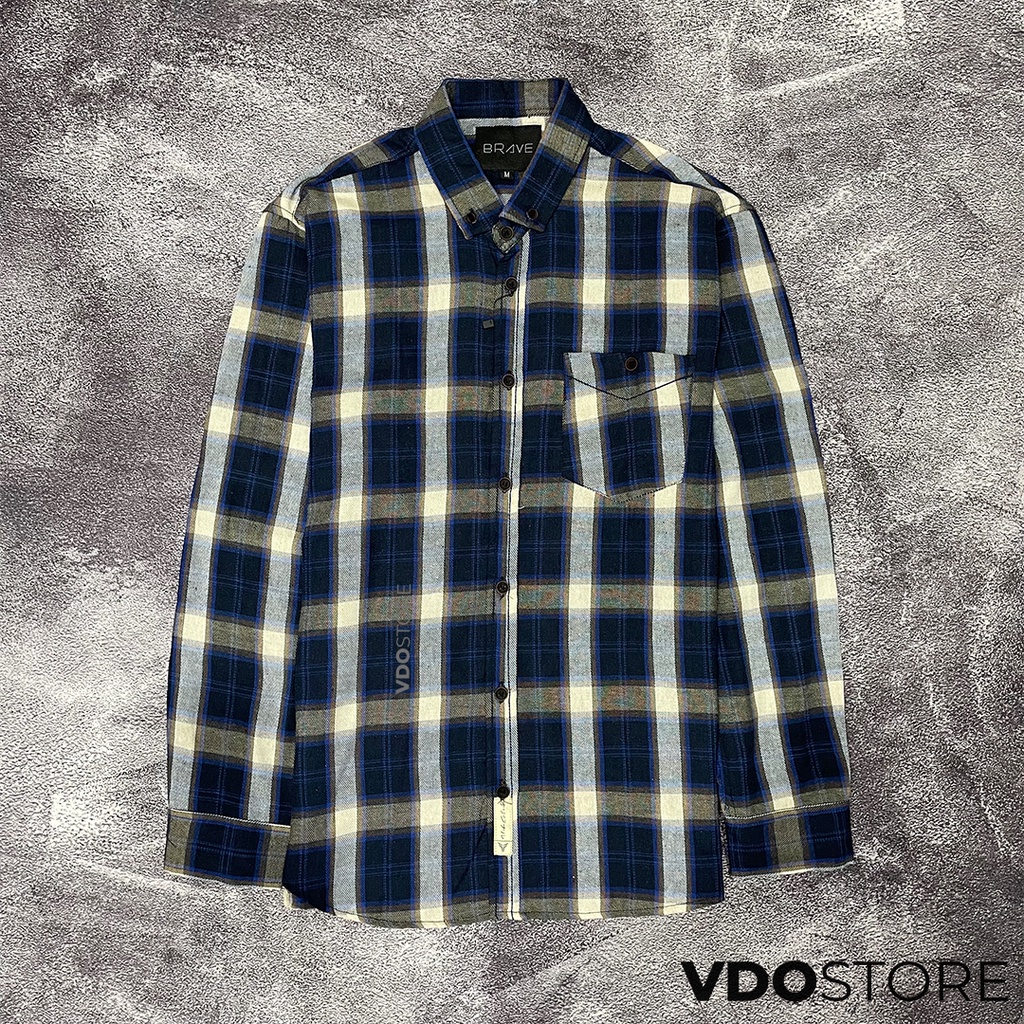 KEMEJA FLANEL PRIA 01B VETERANO ICE BLACK - M L XL - KEMEJA LENGAN PANJANG VDOSTORE DEWASA BAJU FLANNEL TANGAN PANJANG HITAM NAVY ABU MOTIF KEMEJA COWOK MURAH DEWASA SANTAI TEBAL KUALITAS IMPORT BAJU CATUR PANEL FANEL