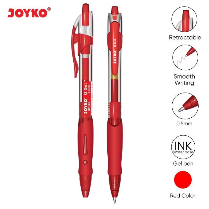 

Gel Pen / Pulpen / Pena Joyko GP-265 / Q Gel / 0.5 mm