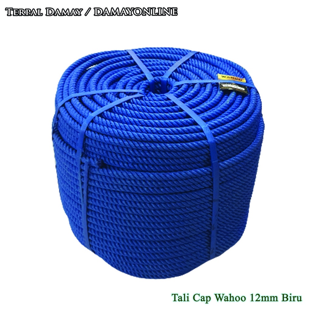 

Tali Tambang Cap Wahoo 12mm Biru / Rol ( Harga / Rol )